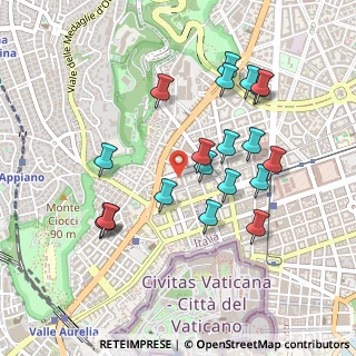 Mappa Via Bernardino Telesio, 00195 Roma RM, Italia (0.49)