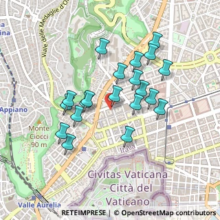 Mappa Via Bernardino Telesio, 00195 Roma RM, Italia (0.43)