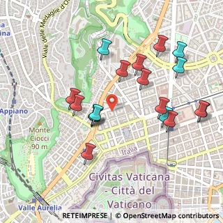 Mappa Via Bernardino Telesio, 00195 Roma RM, Italia (0.4855)
