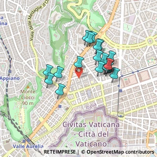 Mappa Via Bernardino Telesio, 00195 Roma RM, Italia (0.3995)
