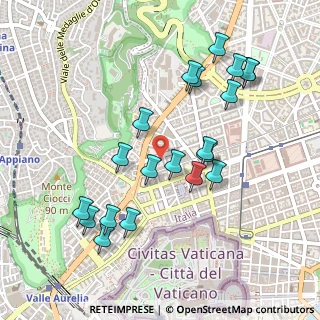 Mappa Via Bernardino Telesio, 00195 Roma RM, Italia (0.5285)