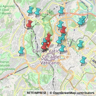 Mappa Via Bernardino Telesio, 00195 Roma RM, Italia (2.05737)