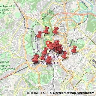 Mappa Via Bernardino Telesio, 00195 Roma RM, Italia (1.3365)
