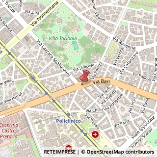 Mappa Piazza Salerno, 6, 00161 Roma, Roma (Lazio)