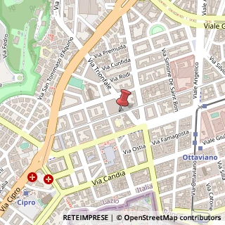 Mappa Via Tommaso Campanella,  3, 00195 Roma, Roma (Lazio)