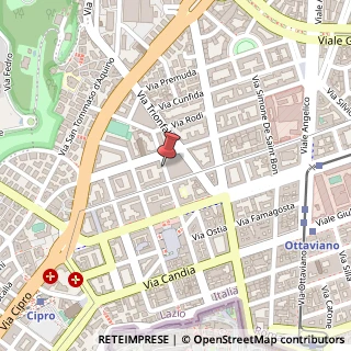 Mappa Via Giordano Bruno, 47, 00195 Roma, Roma (Lazio)