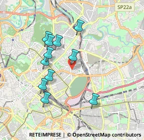 Mappa Via Berengario, 00162 Roma RM, Italia (1.80273)