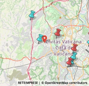 Mappa Via Pasquale II, 00168 Roma RM, Italia (6.20091)
