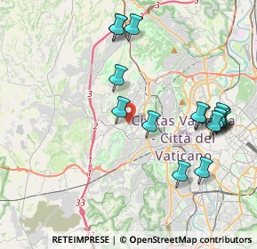 Mappa Via Pasquale II, 00168 Roma RM, Italia (4.59063)