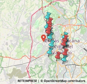 Mappa Via Pasquale II, 00168 Roma RM, Italia (3.12529)