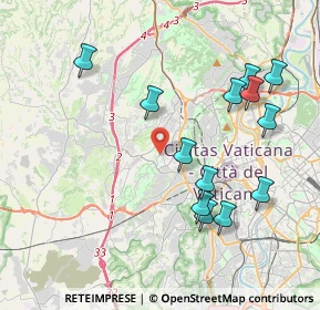 Mappa Via Pasquale II, 00168 Roma RM, Italia (4.42846)