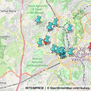Mappa Via Pasquale II, 00168 Roma RM, Italia (1.70333)