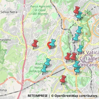 Mappa Via Pasquale II, 00168 Roma RM, Italia (2.52786)