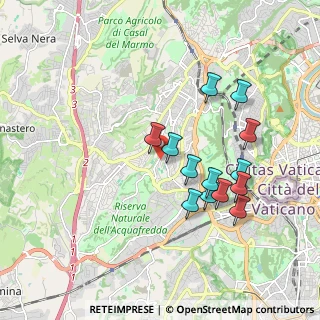 Mappa Via Pasquale II, 00168 Roma RM, Italia (1.82462)