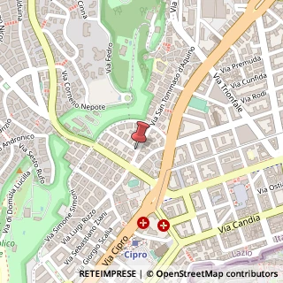 Mappa Via Giacomo Barzellotti, 1, 00136 Roma, Roma (Lazio)