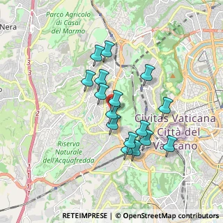 Mappa Via Giulio III, 00167 Roma RM, Italia (1.5675)