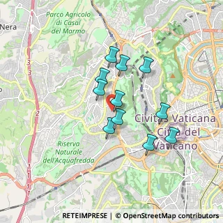 Mappa Via Giulio III, 00167 Roma RM, Italia (1.45091)