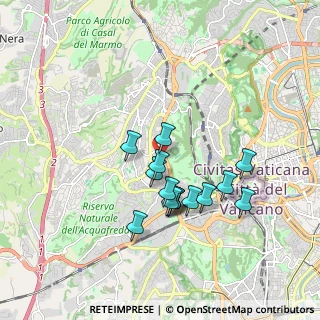 Mappa Via Giulio III, 00167 Roma RM, Italia (1.60267)