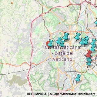 Mappa Via Giulio III, 00167 Roma RM, Italia (5.8075)