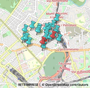 Mappa Via Carnia, 00161 Roma RM, Italia (0.589)