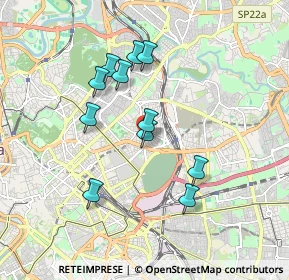 Mappa Via Carnia, 00161 Roma RM, Italia (1.65182)