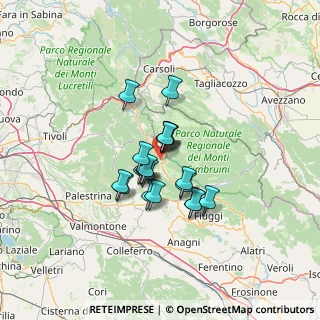 Mappa Contrada Castagnola, 00028 Subiaco RM, Italia (9.2655)