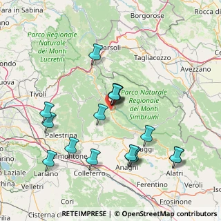 Mappa Contrada Castagnola, 00028 Subiaco RM, Italia (16.36941)