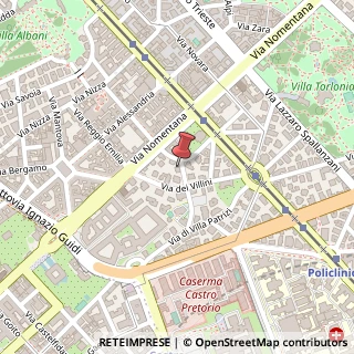 Mappa Via Marcello Malpighi, 2, 00161 Roma, Roma (Lazio)