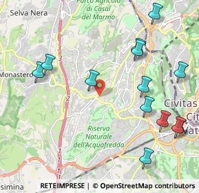Mappa Via Beverino, 00168 Roma RM, Italia (2.61154)