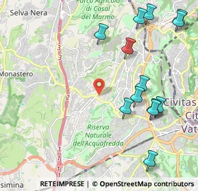 Mappa Via Beverino, 00168 Roma RM, Italia (2.65923)