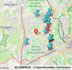 Mappa Via Beverino, 00168 Roma RM, Italia (1.80824)
