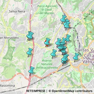 Mappa Via Beverino, 00168 Roma RM, Italia (1.911)
