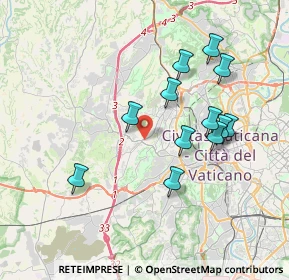 Mappa Via Beverino, 00168 Roma RM, Italia (3.72083)