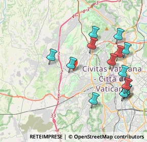 Mappa Via Beverino, 00168 Roma RM, Italia (4.70857)