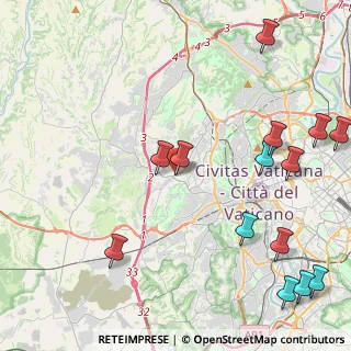 Mappa Via Beverino, 00168 Roma RM, Italia (6.08143)