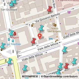 Mappa Via Vittorio Arminjon, 00195 Roma RM, Italia (0.131)