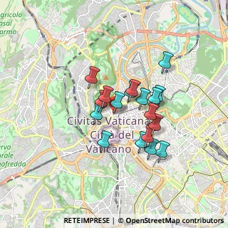 Mappa Via Vittorio Arminjon, 00195 Roma RM, Italia (1.39667)