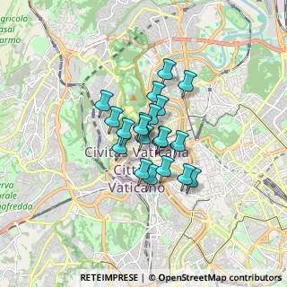 Mappa Via Vittorio Arminjon, 00195 Roma RM, Italia (1.0915)