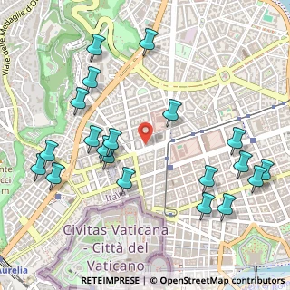 Mappa Via Vittorio Arminjon, 00195 Roma RM, Italia (0.647)
