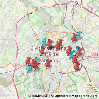 Mappa Via Vittorio Arminjon, 00195 Roma RM, Italia (3.7515)
