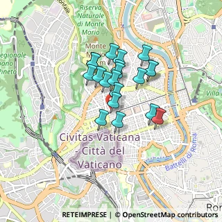Mappa Via Vittorio Arminjon, 00195 Roma RM, Italia (0.6695)