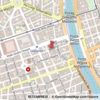 Mappa Via degli Scipioni, 268/A, 00192 Roma, Roma (Lazio)