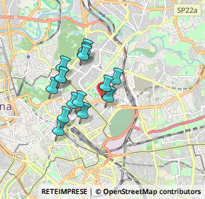 Mappa Via Polesine, 00161 Roma RM, Italia (1.48267)