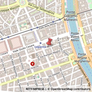 Mappa Via degli Scipioni,  265, 00192 Roma, Roma (Lazio)