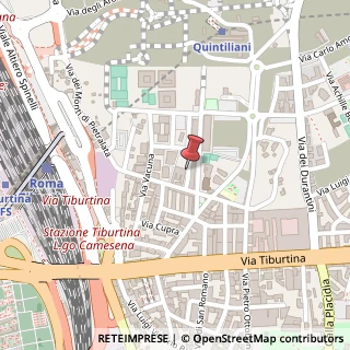 Mappa Via degli Ortaggi, 21/23, 00157 Roma, Roma (Lazio)