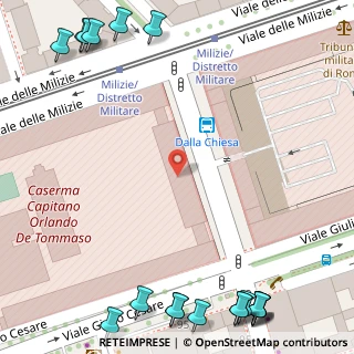 Mappa Via Carlo Alberto dalla Chiesa, 00192 Roma RM, Italia (0.1)