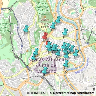 Mappa Via Bumeliana, 00195 Roma RM, Italia (0.8255)