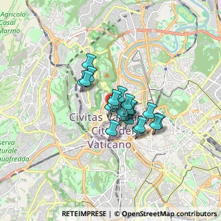 Mappa Via Bu Meliana, 00195 Roma RM, Italia (1.0725)