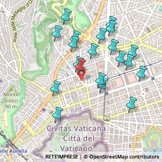 Mappa Via Bumeliana, 00195 Roma RM, Italia (0.5465)