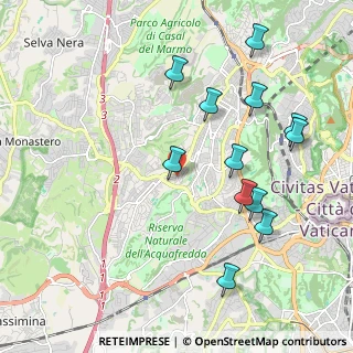 Mappa Via Savignone, 00168 Roma RM, Italia (2.30083)